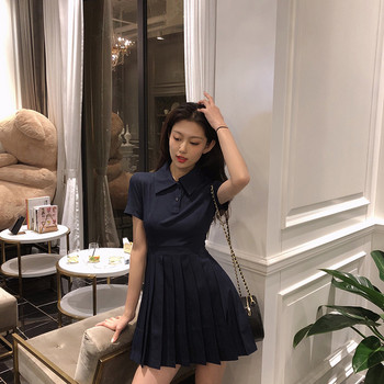 Rochie de dama actuala de culoare neagra - model croiat