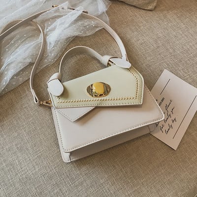 Geanta de dama cu inchidere metalica in mai multe culori