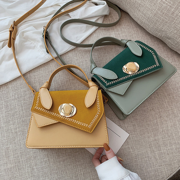 Geanta de dama cu inchidere metalica in mai multe culori