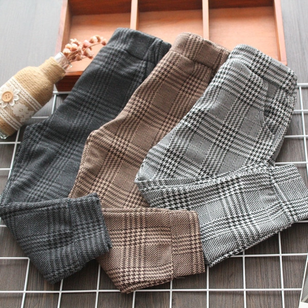 Pantaloni moderni pentru copii pentru fete - trei culori