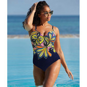 Costum de baie intreg de dama cu bretele subtiri in mai multe culori