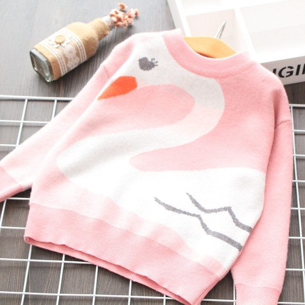 Model nou de pulover pentru fete pentru copii in doua culori