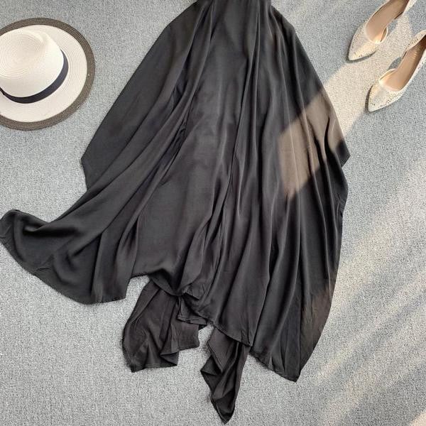 Rochie de dama cu bretele incrucisate de culoare neagra