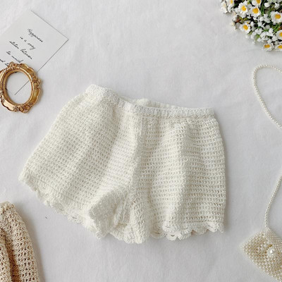 Pantaloni scurti de dama in doua culori