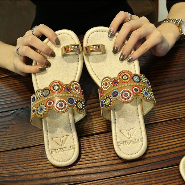 Papuci moderni de dama in doua culori