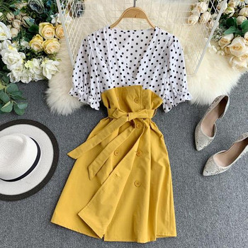 Rochie de dama cu decolteu in V in mai multe culori