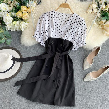 Rochie de dama cu decolteu in V in mai multe culori