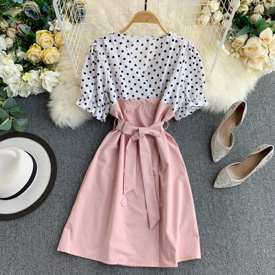 Rochie de dama cu decolteu in V in mai multe culori