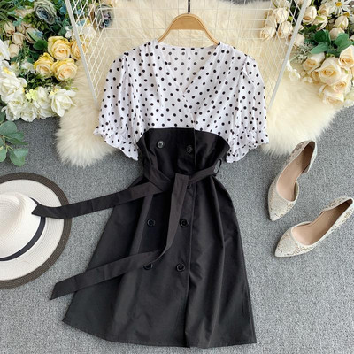 Rochie de dama cu decolteu in V in mai multe culori