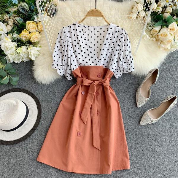 Rochie de dama cu decolteu in V in mai multe culori