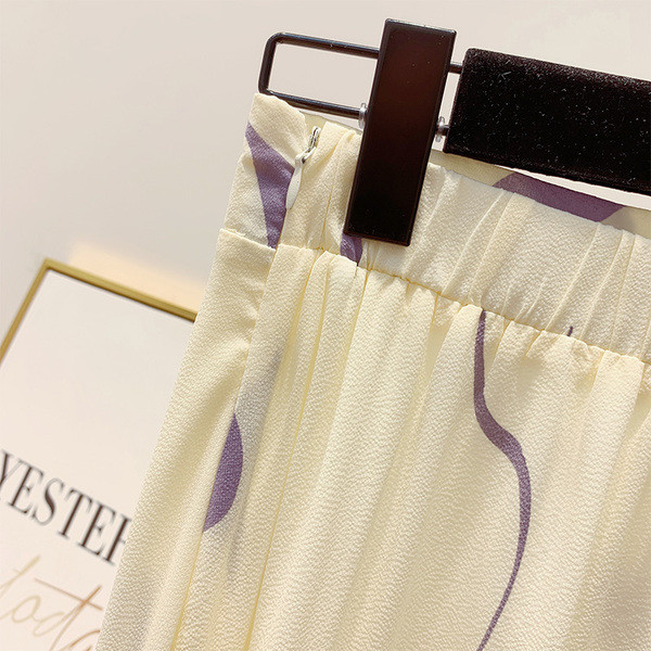 Fusta de dama cu talie inalta in trei culori