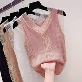 Maieu de dama cu dantela in mai multe culori