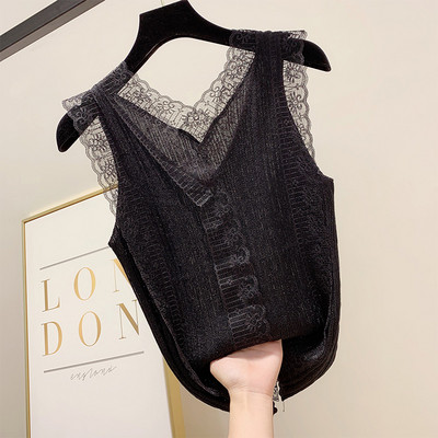 Maieu de dama cu dantela in mai multe culori