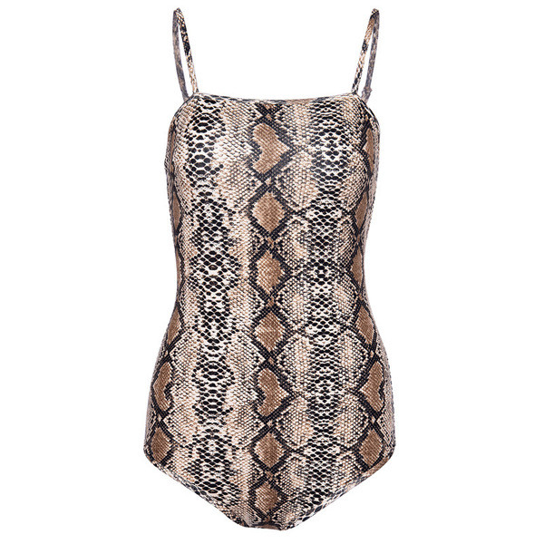 Corp de dama actual cu bretele subtiri si model animal