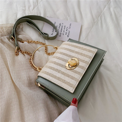 Geanta de dama cu inchidere metalica in patru culori