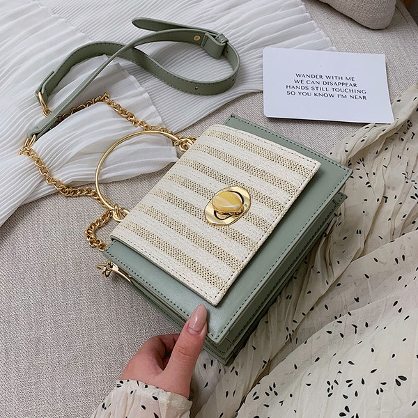 Geanta de dama cu inchidere metalica in patru culori