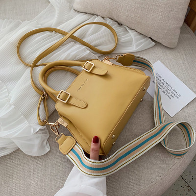 Geanta de dama din piele cu doua manere in cinci culori