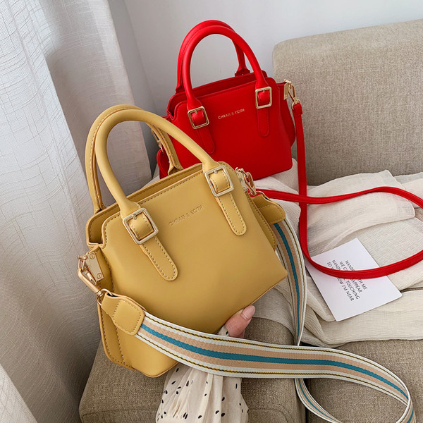 Geanta de dama din piele cu doua manere in cinci culori