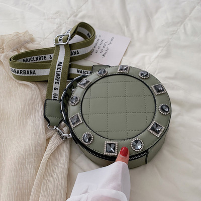 Geanta de dama cu pietre rotunde