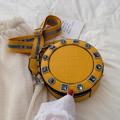 Geanta de dama cu pietre rotunde