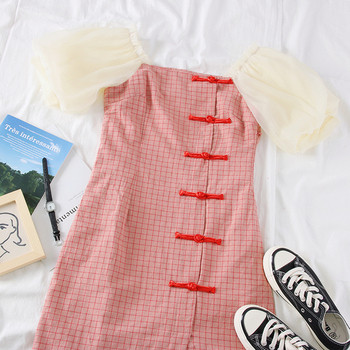 Rochie de dama model nou cu decolteu patrat in rosu