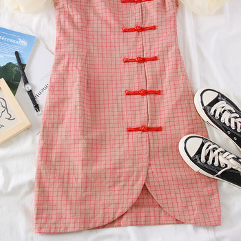 Rochie de dama model nou cu decolteu patrat in rosu