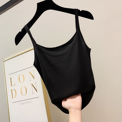 Maieu modern de dama cu bretele subtiri in mai multe culori