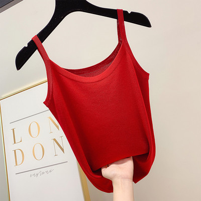 Maieu modern de dama cu bretele subtiri in mai multe culori