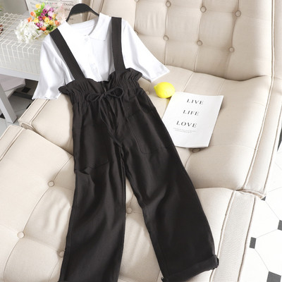 Salopeta de dama moderna cu cravate in talie in mai multe culori