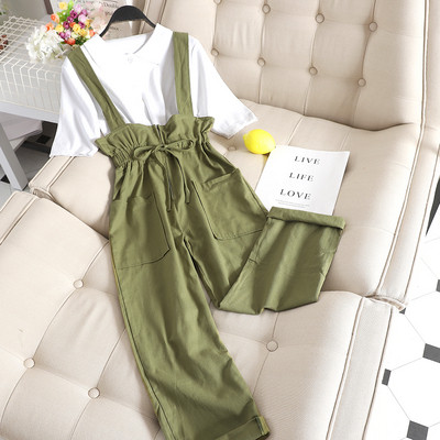 Salopeta de dama moderna cu cravate in talie in mai multe culori