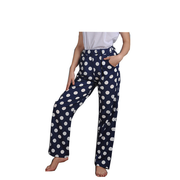 Set zilnic de damă din două părți tricou + pantaloni cu buline