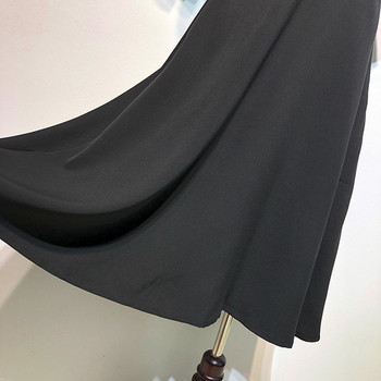 Rochie de dama cu maneci scurte si decolteu oval in negru