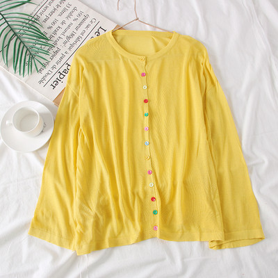 Cardigan de dama model nou cu nasturi - mai multe culori