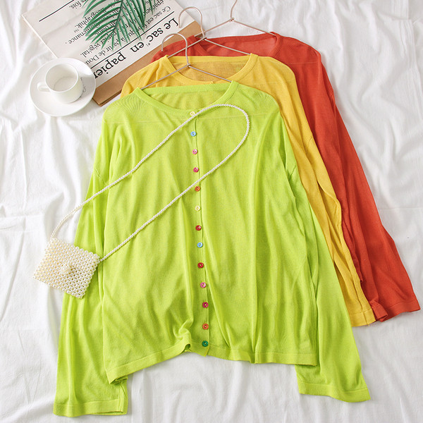 Cardigan de dama model nou cu nasturi - mai multe culori