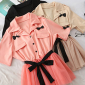 Cămașă de damă modernă cu panglici în mai multe culori