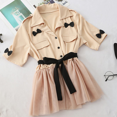 Cămașă de damă modernă cu panglici în mai multe culori