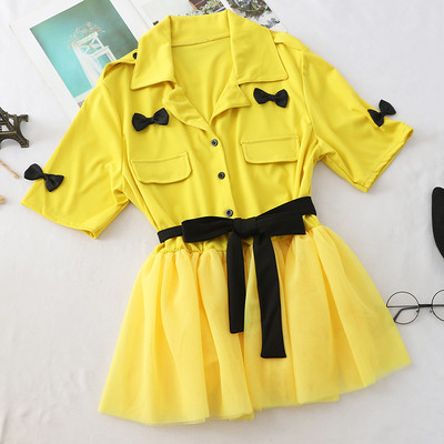 Cămașă de damă modernă cu panglici în mai multe culori