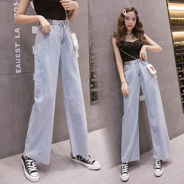 Blugi de dama moderni in model deschis la culoare