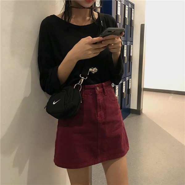 Fusta dama casual in mai multe culori - model drept