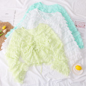 Bluza de dama model nou cu cravate si decolteu in V - mai multe culori