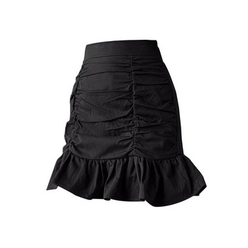 Fusta casual dama cu talie inalta in trei culori