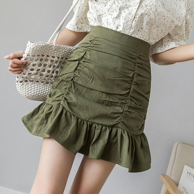 Fusta casual dama cu talie inalta in trei culori