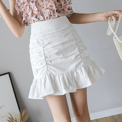 Fusta casual dama cu talie inalta in trei culori