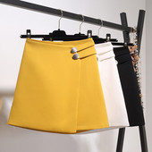 Fusta de dama eleganta in trei culori cu talie inalta