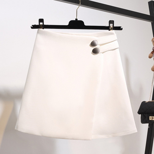 Fusta de dama eleganta in trei culori cu talie inalta