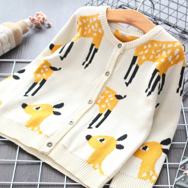 Vesta moderna pentru copii cu nasturi pentru fete