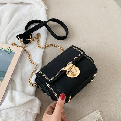 Geanta de dama moderna cu inchidere metalica