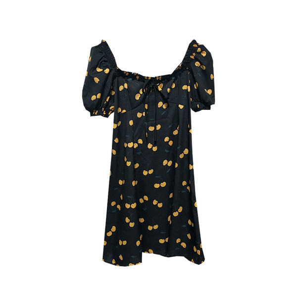 Rochie de dama neagra cu umerii goi in negru