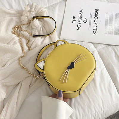 Geanta dama cu element 3D si maner metalic