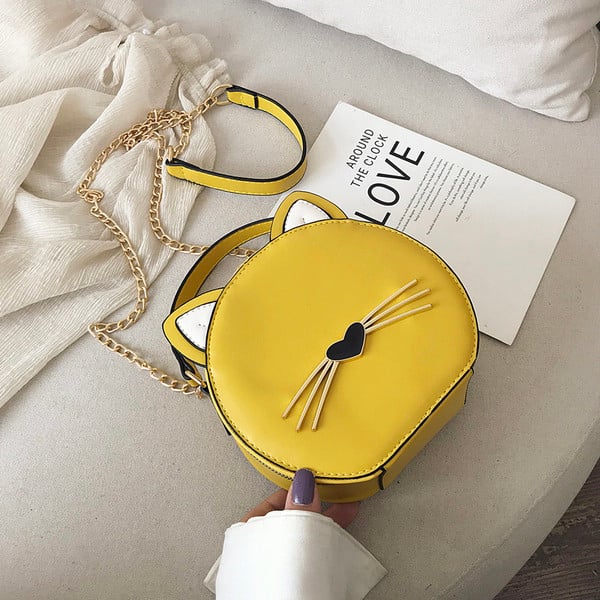 Geanta dama cu element 3D si maner metalic